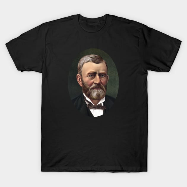 Ulysses S. Grant - Presidential Portrait T-Shirt by warishellstore